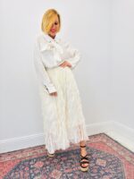 Chemise À Motif Pois Avec Lavallière – Image 3