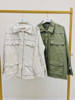 Veste En Toile De Coton À Détails Cloutés – Image 3