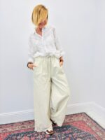 Chemise Brodée Légèrement Transparente En Coton – Image 3