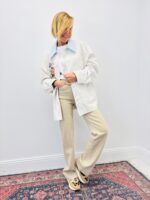 Veste En Toile De Coton Avec Détails Pin’s