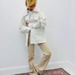 Veste En Toile De Coton À Détails Cloutés