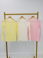 Top Seconde Peau Modal & Cachemire Coupe Ajustée – Image 3