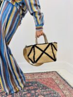 Sac Tressé Motif Graphique 100% Vegan – Image 2