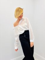 Chemise Légère Fluide Effet Voile Coupe Oversize – Image 7