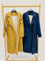 Trench Long Fluide En Tencel Coton – Image 2