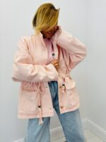 Veste Toile De Jean Coton Ceinturée