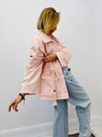 Veste Toile De Jean Coton Ceinturée – Image 2