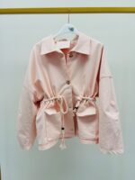 Veste Toile De Jean Coton Ceinturée – Image 4