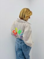 Chemise Rayée Oversize Love Club – Image 6