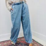 Jean Boutonnage Décalé Coupe Large