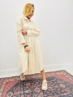 Robe Chemise Plissée Soleil À Coupe Oversize – Image 4