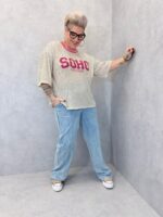 Sweat Grande Taille Sequins “SOHO New York” – Esprit Casual Glam