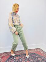 Pantalon Coupe Chino Taille Haute – Image 2