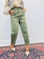 Pantalon Coupe Chino Taille Haute