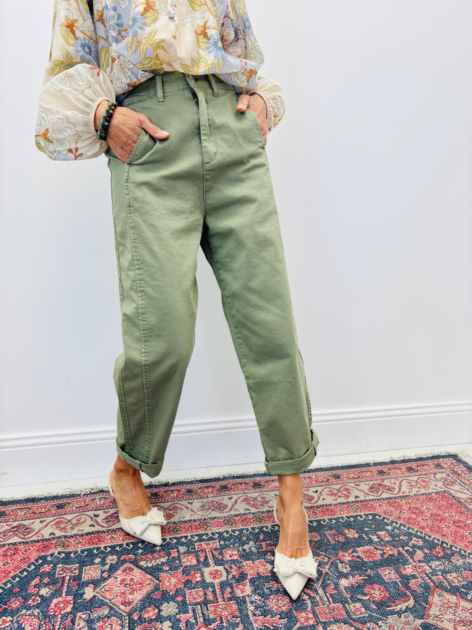 IMG_3918 Pantalon Coupe Chino Taille Haute – Image 1