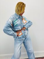 Veste En Jean 100% Coton Cœurs Peints – Image 2