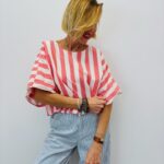 Top Rayures Bâtons Fraîcheur Graphique