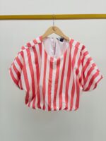 Top Rayures Bâtons Fraîcheur Graphique – Image 4