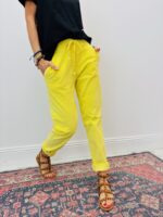 Pantalon Velours Côtelé Couleur Vibrante