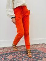 Pantalon Velours Côtelé Couleur Vibrante – Image 5