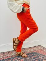 Pantalon Velours Côtelé Couleur Vibrante – Image 3