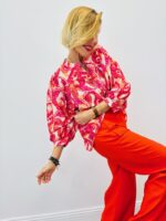 Blouse Imprimée Couleurs Intenses - RUEDESABBESSES – Image 3