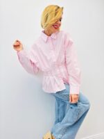 Chemise Pincée Silhouette Structurée & Féminité Moderne