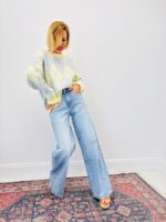 Pull Motif Argyle Pastel – Élégance Vintage Modernisée – Image 3