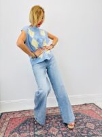 Gilet Motif Argyle Sans Manches – Image 4