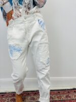 Pantalon Toile De Jeans Coupe Baggy Détail Patch – Image 2