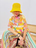 Top Imprimé Équestre Multicolore Vogue Collection