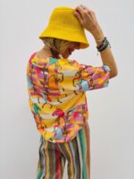 Top Imprimé Équestre Multicolore Vogue Collection – Image 5