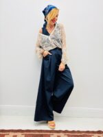 Gilet Court En Dentelle Florale Transparente Esprit Bohème Chic – Image 5