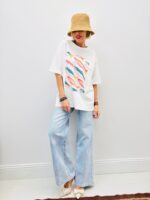 Tee-Shirt Oversize Imprimé Sardines – Image 3