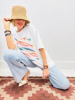 Tee-Shirt Oversize Imprimé Sardines – Image 5