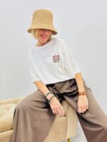 Tee-Shirt Oversize Blanc Broderie “I Love NY” – Image 4