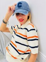 Polo Maille Rayé Col Classique 42% Viscose – Image 5