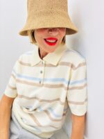 Polo Maille Rayé Col Classique 42% Viscose – Image 7