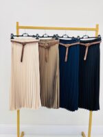 Jupe Plissée Soleil Avec Ceinture – Image 8