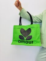 Sac Cabas Esprit Bohème Cœur Graphique – Image 4