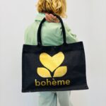 Sac Cabas Esprit Bohème Cœur Graphique