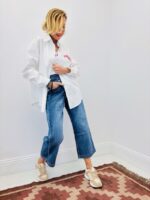 Jean Boutonnage Décalé Coupe Moderne Tendance – Image 2