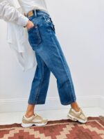 Jean Boutonnage Décalé Coupe Moderne Tendance – Image 3