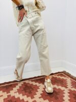 Jean Boutonnage Décalé Coupe Moderne Tendance – Image 8