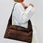 Sac Grand Format Suédine Esprit Casual Chic