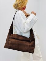 Sac Grand Format Suédine Esprit Casual Chic