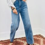 Jean Wide Leg Coupe Droite Élégante