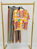 Top Imprimé Équestre Multicolore Vogue Collection – Image 2