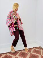 Veste Ceinturée Imprimé Ethnique - GOLD&SILVER – Image 6