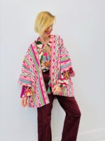 Veste Ceinturée Imprimé Ethnique - GOLD&SILVER – Image 4